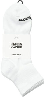 Jack & Jones Jacluca short tennis socks 3 pack n Wit - One size