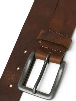 Jack & Jones Jacvictor leather belt noos Bruin - 80