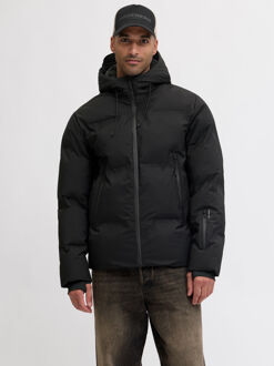 Jack & Jones Jas winter Fusion Technical Puffer Zwart