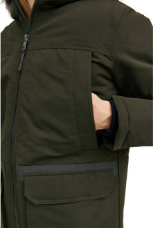 Jack & Jones Jas Winter Wing Parka Groen - maat