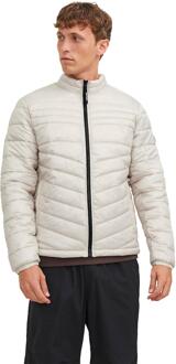 Jack & Jones Jas zomer Hero Puffer Collar Beige