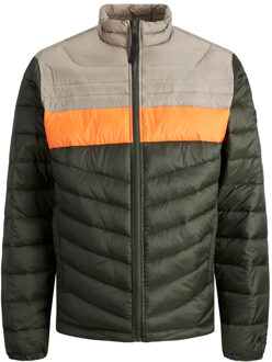Jack & Jones Jas zomer Jje Hero Puffer Collar  Multi Veelkleurig