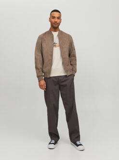 Jack & Jones Jas zomer Tano Bomber Bruin - maat