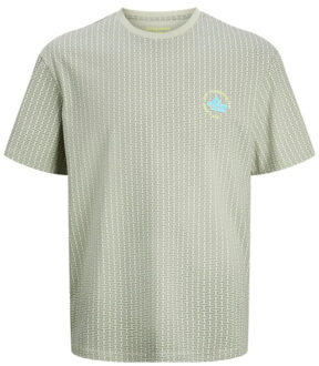 Jack & Jones Jcoaop chestprint tee ss crew neck Rood - M