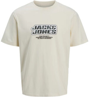Jack & Jones Jcolido aop front print tee Geel - L