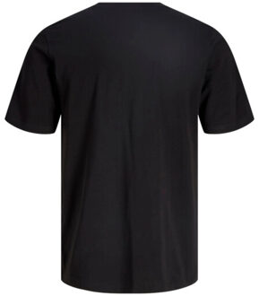 Jack & Jones Jcologan summer print tee Zwart - XL