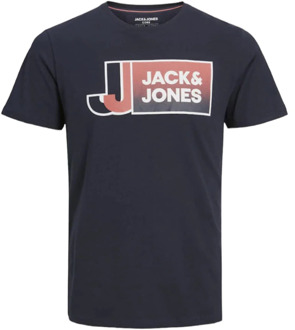 Jack & Jones Jcologan tee Blauw - L