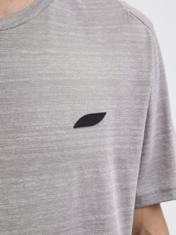 Jack & Jones Jcopuffer tee ss crew neck smu melee Grijs - L