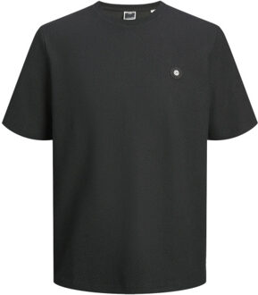 Jack & Jones Jcopuffer tee ss crew neck Zwart - L