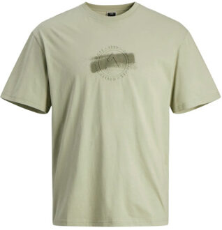 Jack & Jones Jcospray embo tee ss crew neck Groen - L