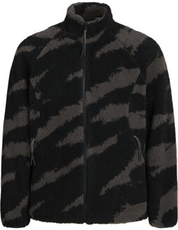 Jack & Jones Jcoterrain fleece jacket ln Zwart