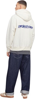 Jack & Jones Jcounion print sweat hood noos Geel - M