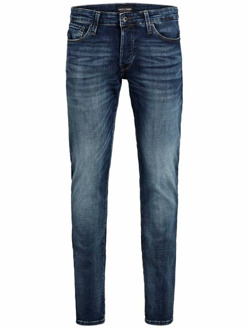 Jack & Jones JEANS INTELLIGENCE slim fit jeans Glenn blue denim Blauw - 36-32