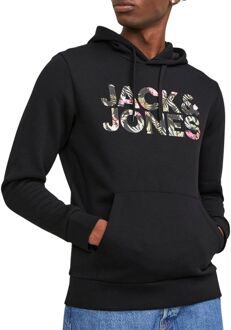 Jack & Jones Jeff Corp Logo Sweat Hoodie Heren zwart - groen - roze - wit - XL