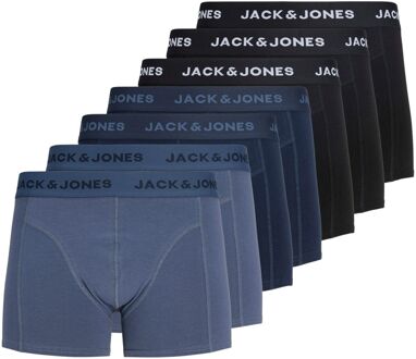 Jack & Jones Jeremiah Solid Trunks Boxershorts Heren (7-pack) - XXL