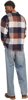 Jack & Jones jjebradley ollie overshirt ls noos 12257199 blazer Donkerblauw