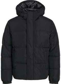 Jack & Jones Jjebradley puffer hood sn Zwart - M
