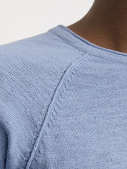 Jack & Jones Jjebreeze knit crew neck sn - maat M Blauw