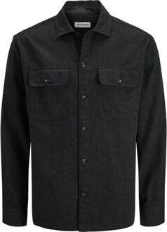 Jack & Jones Jjecharge overshirt ls noos Zwart