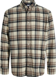 Jack & Jones Jjeclassic flannel check shirt ls s Wit