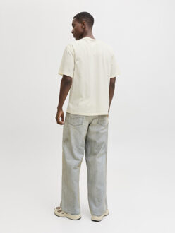 Jack & Jones Jjedover slub tee ss noos - maat S Wit