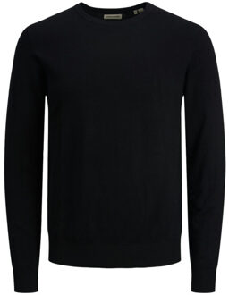 Jack & Jones Jjeemil knit crew neck noos - maat S Zwart