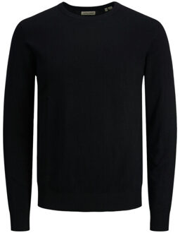 Jack & Jones Jjeemil knit crew neck noos Zwart - L