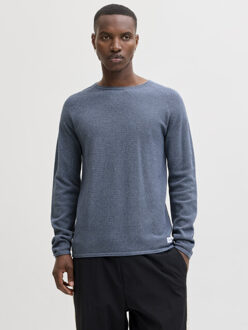 Jack & Jones jjehill knit crew neck noos 12157321 mirage - maat L Blauw