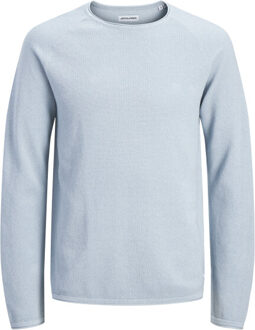Jack & Jones Jjehill knit crew neck noos - maat L Blauw