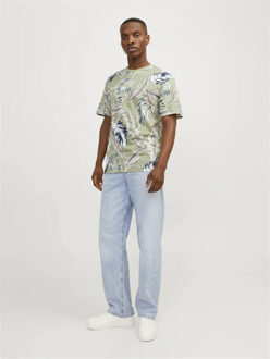 Jack & Jones Jjejeff aop tee ss sn Groen - M