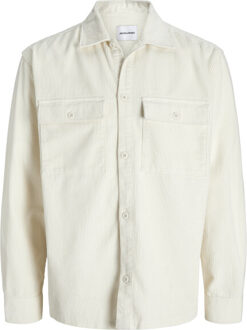 Jack & Jones Jjeperfect corduroy overshirt ls sn Wit