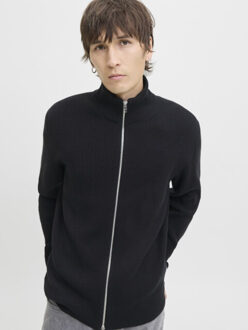 Jack & Jones Jjeperfect knit zip cardigan sn - Zwart - M