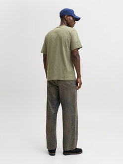 Jack & Jones jjesoho tee ss crew neck noos 12278787 vetiver Taupe - XXL