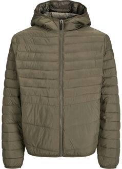 Jack & Jones Jjestate packable puffer hood noos - maat S Bruin