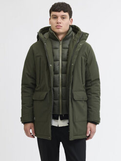 Jack & Jones Jjfinn softshell parka donker Groen - XL
