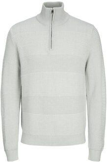 Jack & Jones Jjhugo knit half zip licht Grijs - M