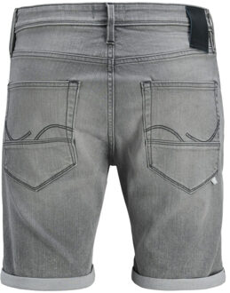 Jack & Jones Jjirick jjfox shorts cb 310 sn grey denim - maat M Grijs