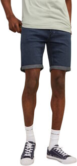 Jack & Jones Jjirick jjicon shorts ge 604 i.k ss blue denim - maat Blauw