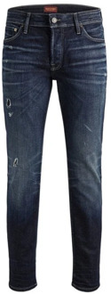 Jack & Jones Jjitim Jjoriginal Jj 117 Lid Sts Slim Fit Jeans Heren Blauw - 33