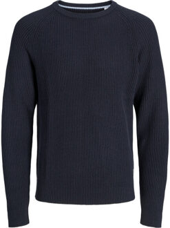 Jack & Jones Jjpannel knit crew neck aw25 Blauw - M