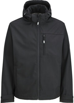 Jack & Jones Jjthatcher softshell hood Zwart - XL