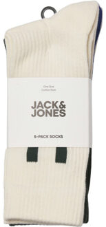Jack & Jones Jongens sportsokken jackai tennissokken 5-pack multicolor Veelkleurig - 33-37