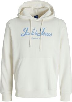 Jack & Jones Jor time sweat hood Wit - XL