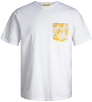 Jack & Jones Joraruba convo pocket tee Wit - L