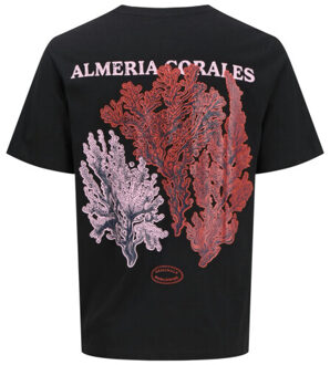 Jack & Jones Jorcanggu illu tee ss crew neck - Zwart - M
