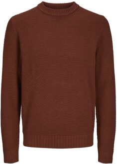 Jack & Jones Joreaton knit crew neck bf brique Bruin