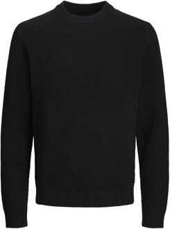 Jack & Jones Joreaton knit crew neck bf - Zwart - S