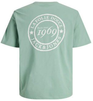 Jack & Jones Jorfolie haze tee ss crew neck Groen - M
