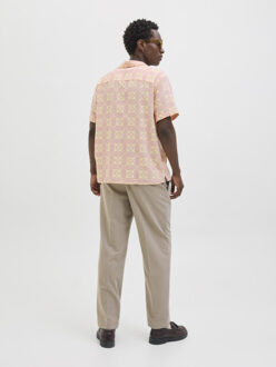 Jack & Jones Jorhydra noto shirt ss ln dessin - maat XL Geel