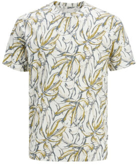 Jack & Jones Jorsplit aop tee Zwart - M